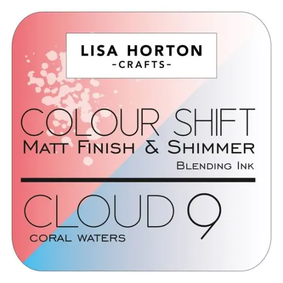Lisa Horton Crafts Cloud 9 Color Shift Ink Pad-Coral Waters {1}