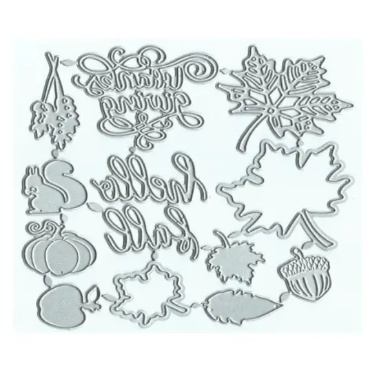 Autumn Cutting Dies Set F07M2-7-ZG409 {1}