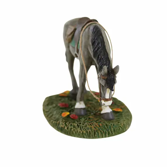 Department 56 Villages 3.25 In Gunpowder Halloween Halloween Village , Halloween Decor Halloween Horse Ichabod Crane Gray {3}