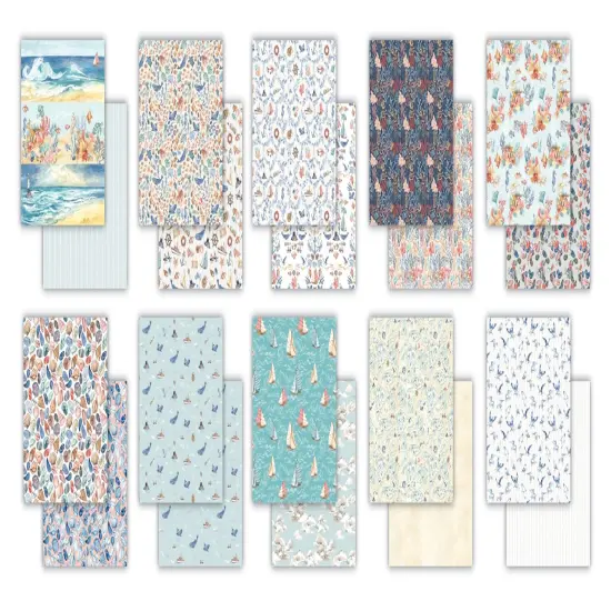 Craft Consortium Double-Sided Paper Pad 12"X12" 40/Pkg-Ocean Tale {7}