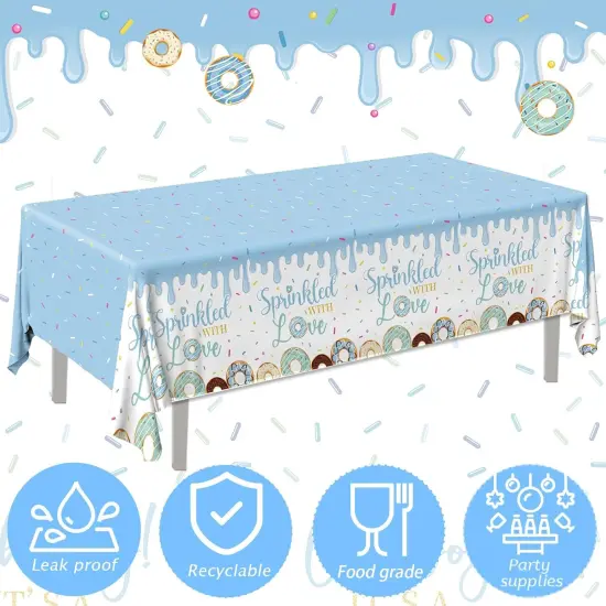 2Pcs Sprinkle Donut Tablecloth {4}