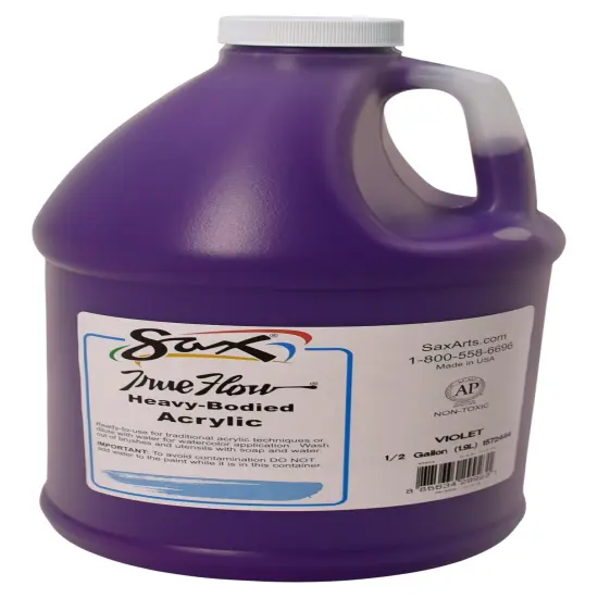 Sax Heavy Body Acrylic Paint, 1/2 Gallon, Violet {1}