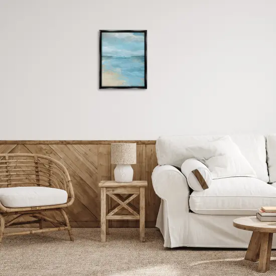 Stupell Industries Beach Edge Abstraction Floating Frame By Carol Robinson {8}
