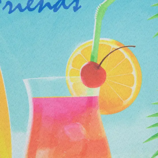 Northlight Tropical Beach Outdoor Garden Flag 12.5" x 18" Blue {7}