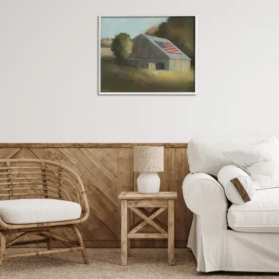 Stupell Industries Peaceful Americana Barn Framed Giclee By David Swanagin {2}