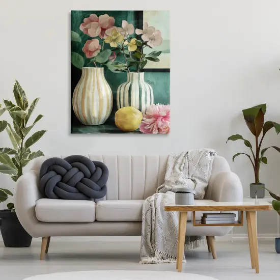 Stupell Industries Comforting Ceramic Bouquets Canvas By Annabelle Hall {2}