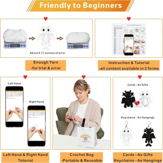 Crochet Animal Kit (2 Dragon) {3}