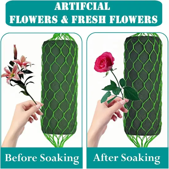 14Pcs Floral Foam Garland 9.2Ft Sponge Blocks Kit {4}