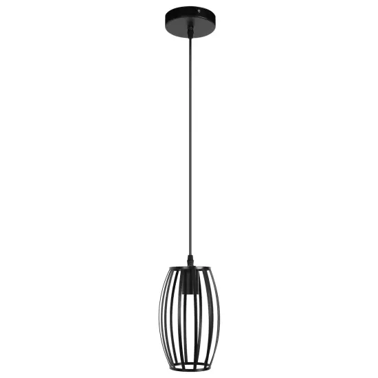 Industrial Cage Hanging Light Pendant Light Ceiling Lighting Fixture for Hallway {1}