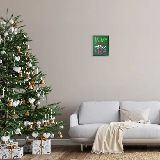 Stupell Industries Sassy Naughty or Nice Era Framed Giclee By Doodles.Ink. {2}