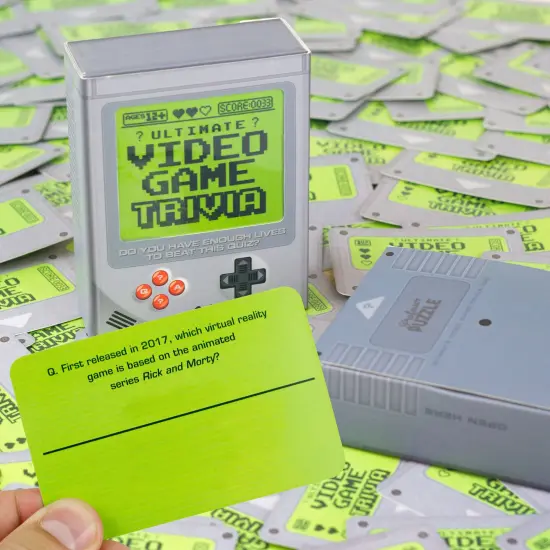 Professor Puzzle: Ultimate Video Game Trivia - Party Game, 300 Questions About All Things Gaming, Do You Have Enough Lives to Beat This Quiz, Ages 12+ {5}