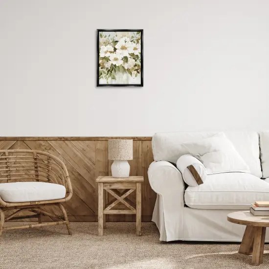 Stupell Industries Earthy Green & White Magnolias Floating Frame By Carol Robinson {8}