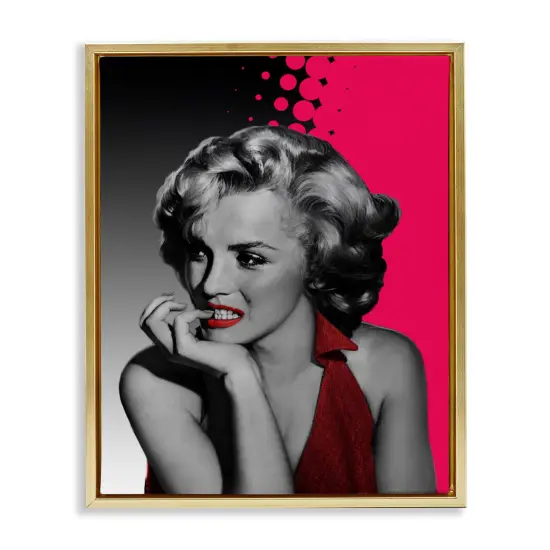 Stupell Industries The Thinker in Red Floating Frame By Jadei Graphics {1}