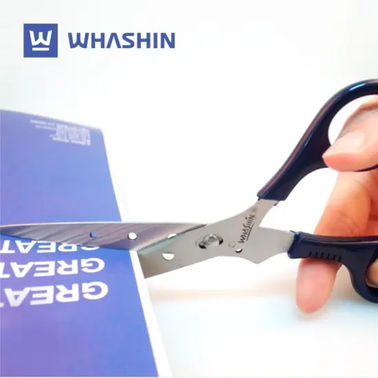 Easy Scissors (730) - Multipurpose Ultra Sharp Blade Shears Softgrip Stainless Steel Sewing Comfort TPR Grip Crafting Scissors for Office and Home {4}