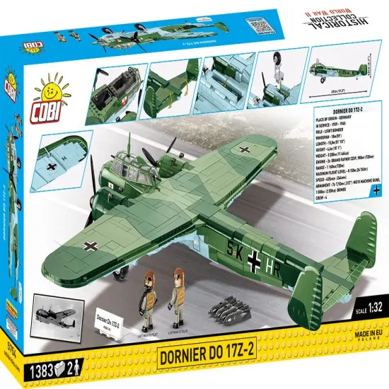 COBI Historical Collection WWII Dornier Do 17Z-2 Plane {5}