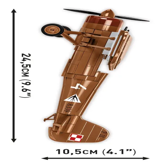 COBI Historical Collection WWII PZL P.11c Plane {6}