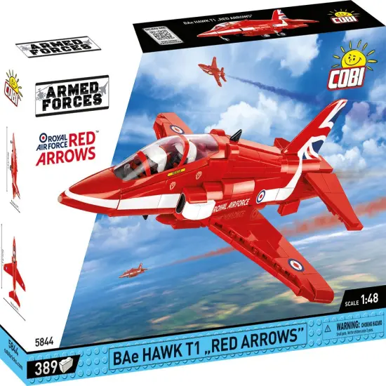 COBI Armed Forces BAe HAWK T1 "RED ARROWS" Aircraft {3}