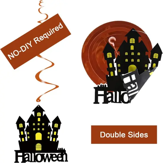 36 PCS Hanging Halloween Ceiling Streamers {3}