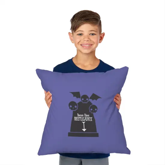 Warner Brothers Beetlejuice 18 Inch Throw Pillow Here Lies {2}
