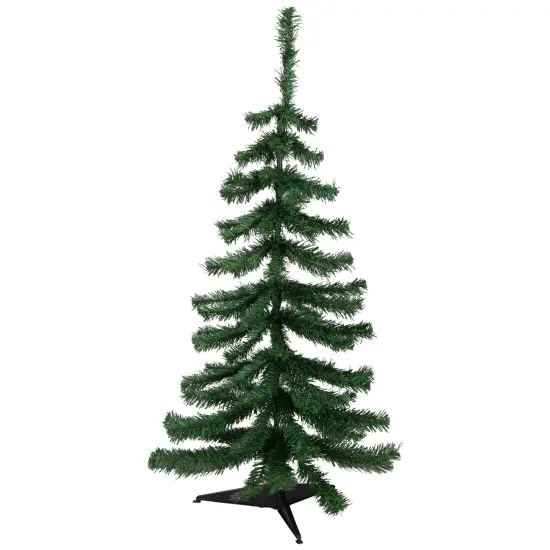 Northlight Medium Mixed Green Pine Artificial Christmas Tree - 3' - Unlit {3}