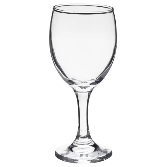 Set of 4 Short Stemmed Small Wine Glasses for Tasting, Port, White Wine, Juice (4.5 oz) Clear {5}