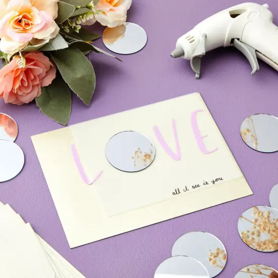 60-Pack Small Round Mirrors for Crafts, 2-Inch Glass Tile Circles for Wall and Table Decor, Mosaics, DIY Home Projects, Holiday Decorations, Arts and Crafts Supplies Silver {4}