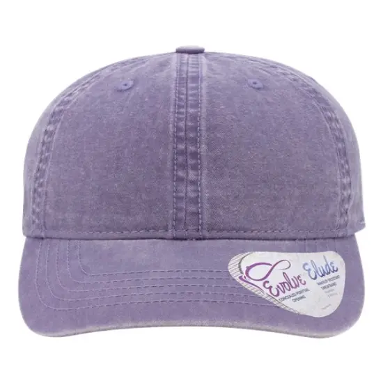 Infinity Her&reg; Women's Pigment Dyed with Fashion Undervisor Cap Violet/ Floral {1}
