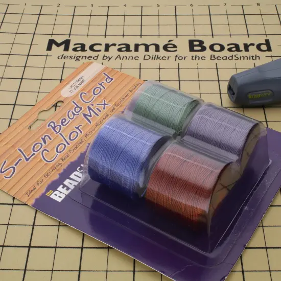 The Beadsmith Beadcord Tube of 4 Mixed Colors Victorian Mix {3}