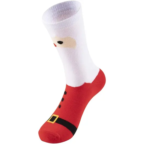 Santa Christmas Crew Socks for Women and Men (2 Pack) {4}