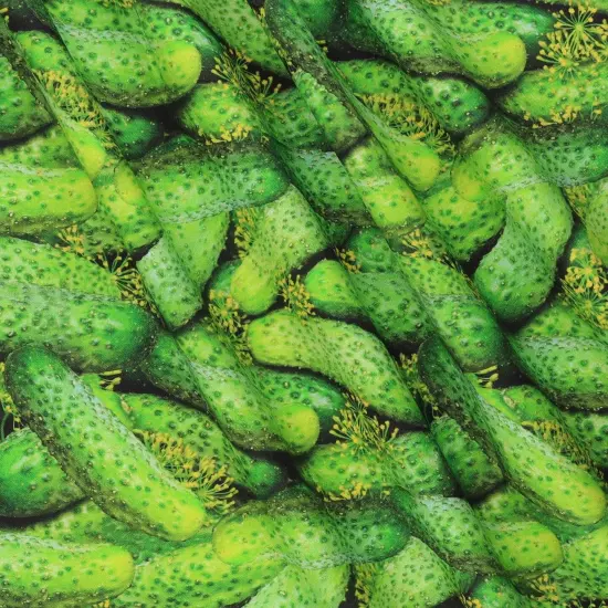 Mook Fabrics Fruit-Vegetables Cotton Fabric [45 in. Wide] - By The Yard Pickles {2}