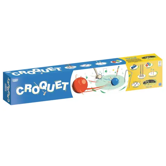 Grasshopper Games: Croquet - Classic Yard Game, Wood Set, 4 Mallets, Colorful Balls, Travel Bag, Outdoor Play, Party & Lawn Activity, Family Age 3+ {3}