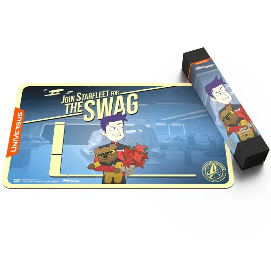 UniVersus: STAR TREK: Lower Decks - Brad Boimler Playmat - 24 x 14" Neoprene Mat, Tabletop Card Game Accessory, UVS Games, Officially Licensed {5}