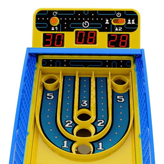 Pac-Man: Arcade Alley-Ball - Premium Series, 3 Foot Track, Lights & Sounds Tabletop Game, LED Scoreboard, Licensed, Adults & Kids 6+, 1-2 Players {6}