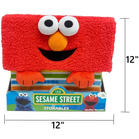 Sesame Street: Storables 12" Box - Elmo - Red Character Themed Bin, Fabric Storage Container, Opening Top Lid, Holds Toys, Books & More, Licensed {4}