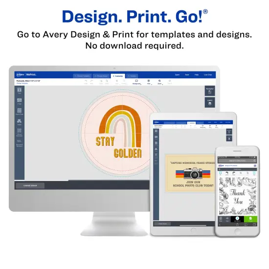Avery Rectangle Labels with Sure Feed, 3-1/3" x 4" {4}