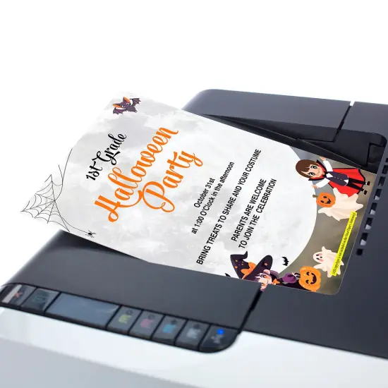 Great Papers! Stationery Fall Letterhead, Spooky Halloween Moon, 8.5"x11", Printer Friendly, 50 Sheets {3}