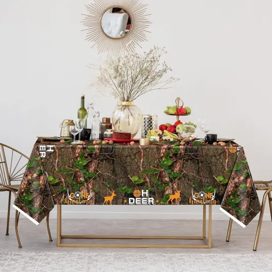 Camo Hunting Tablecloths {4}
