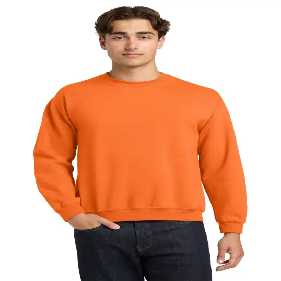 Gildan&reg; Heavy Blend Long Sleeve Crew Neck Sweatshirt Safety orange {1}