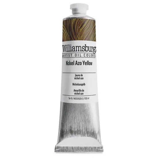 Williamsburg Handmade Oil Paint - Nickel Azo Yellow 150 ml tube {2}