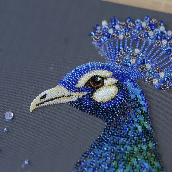 Bead Embroidery Kit - Magical wonder bird {6}