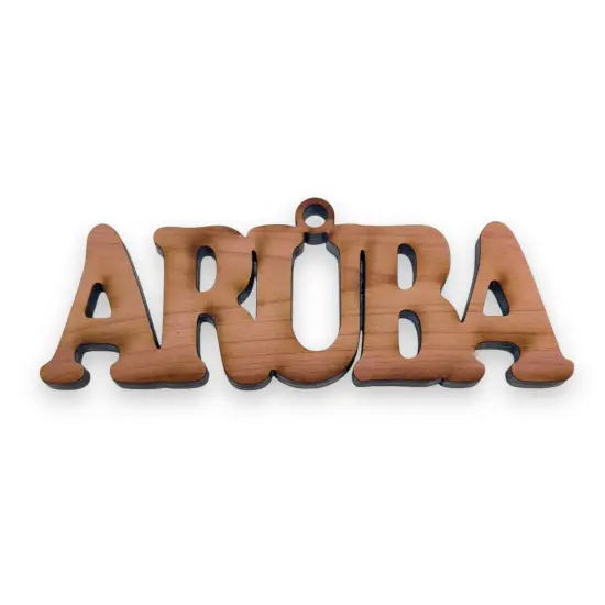 Aruba - Cedar Ornament {5}
