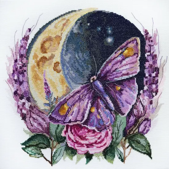 Cross-stitch kit - Enchanted by the moonlight {1}