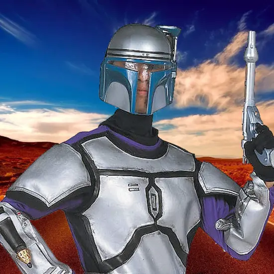 Boys Jango Fett Costume Star Wars Child Bounty Hunter Outfit {4}