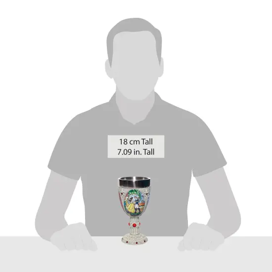 Disney Showcase Beauty and the Beast Decorative Goblet 7.1in H {5}