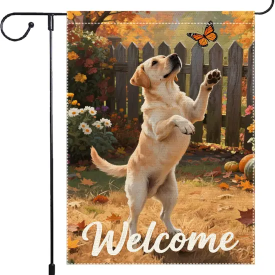 12x18 Inch - Welcome Fall Garden Yard Flag Outside for Decor(RMQ-699) {5}