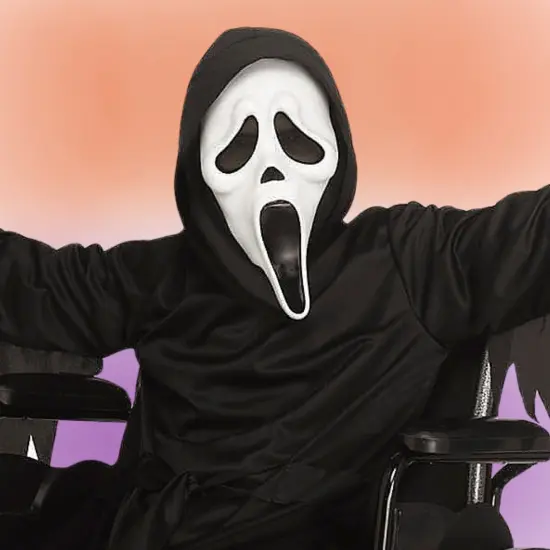 Kids ScreamT Ghost Face Adaptive Costume with Mask Polyester {5}