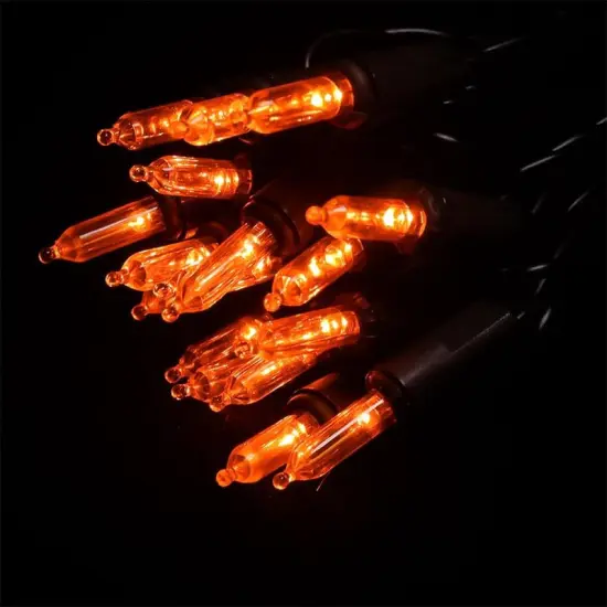 Orange LED Halloween String Lights - 35 Count, 11 Feet {2}