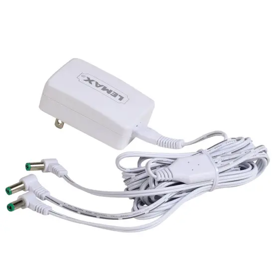 Lemax White Power Adapter - 4.5V, 1000mA - 3 Plugs {2}