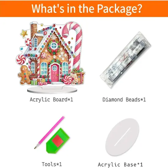 Christmas Diamond Art Tabletop Painting Kit {3}