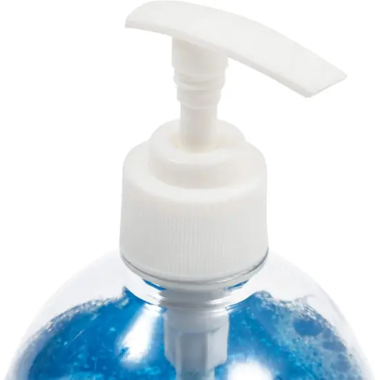 4 Pack Clear Plastic Liquid Hand Soap Dispensers Pump Bottle for Kitchen and Bathroom, 17 oz. {5}